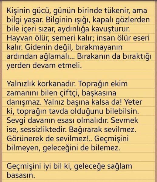 Şeyh Edebali Sözleri - Şeyh Edebali'nin Osmanlı'ya Yol Göstermiş Sözleri