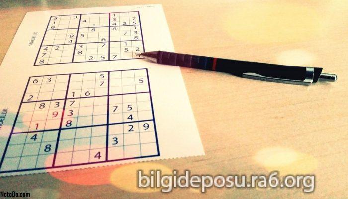 sudoku nasil oynanir - Bilgideposu