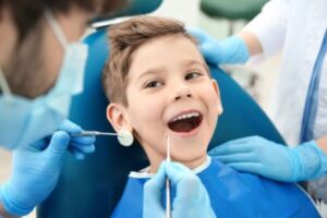 Dental malpractice insurance - child in a dentist