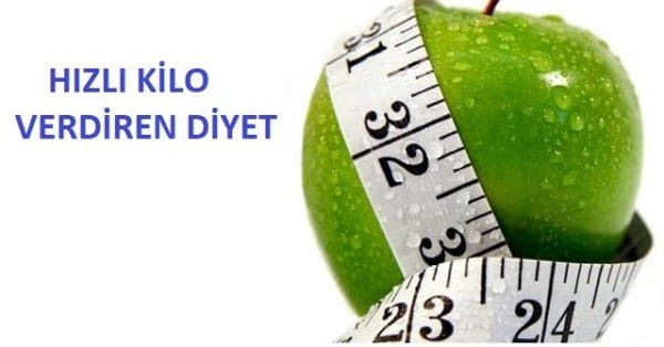 Hızlı kilo verdiren diyet - Zayıflama Programı